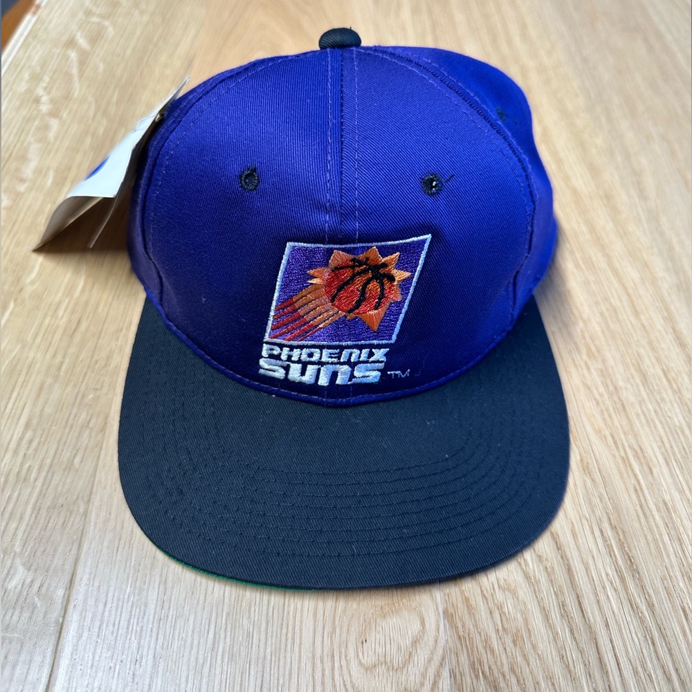 NWT Vintage 1990s Phoenix Suns Snapback Hat Purple And Black Nike